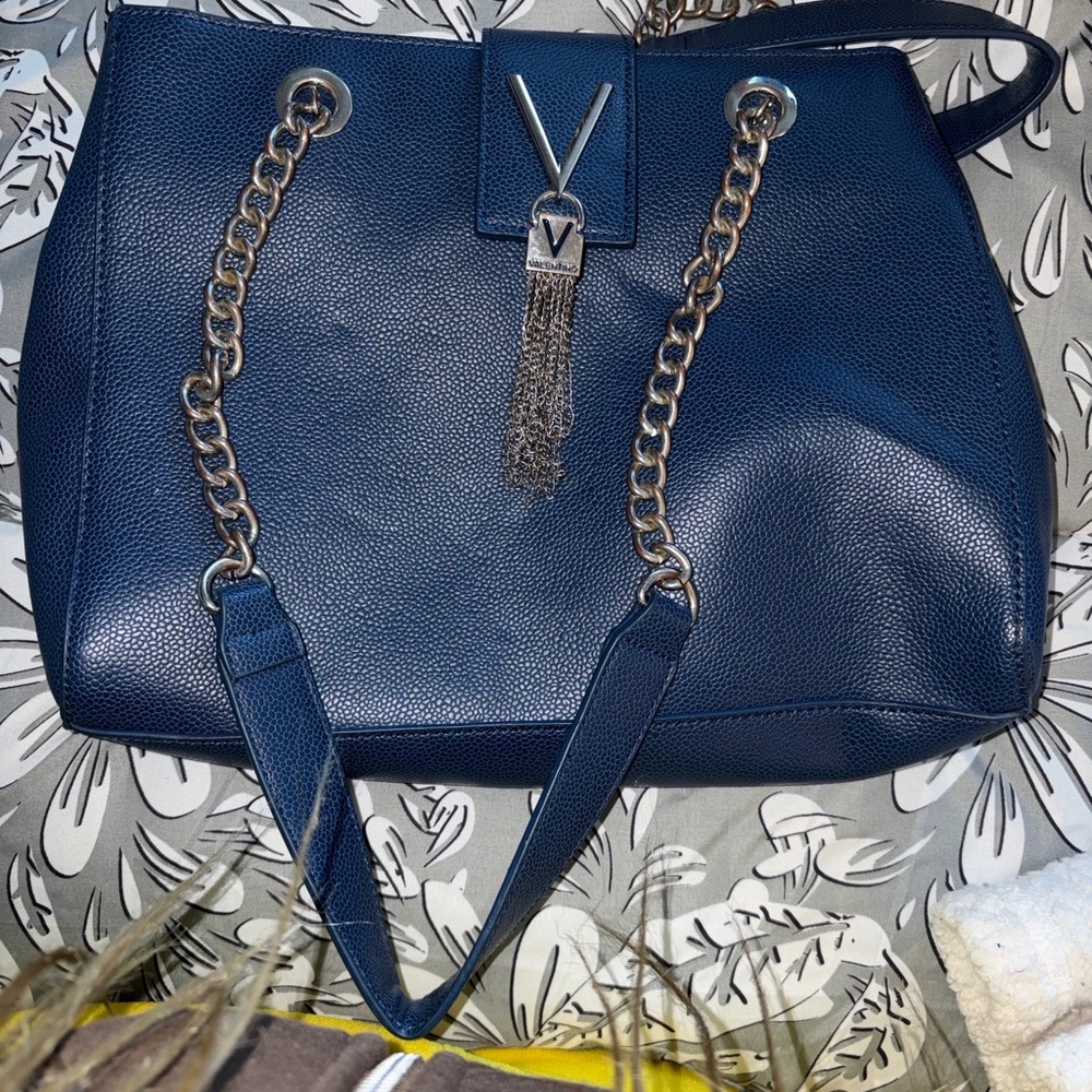 Valentino By Mario Valentino Blue Shoulder Bag